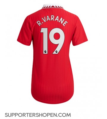 Manchester United Raphael Varane #19 Hemma Matchtröja Dam 2022-23 Kortärmad